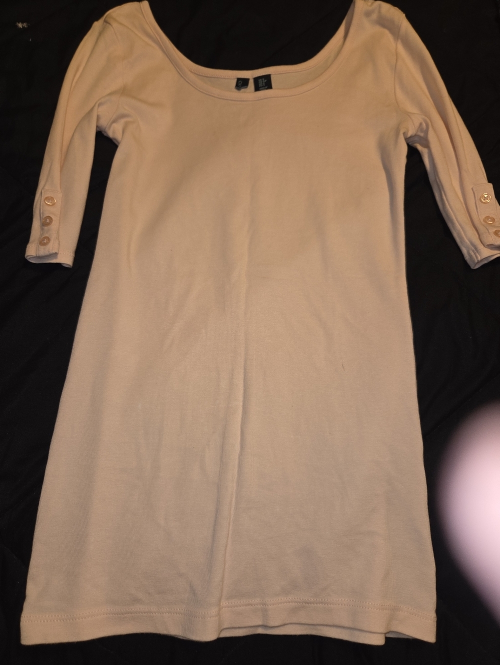 H&M Pale Peach Scoop Neck Top